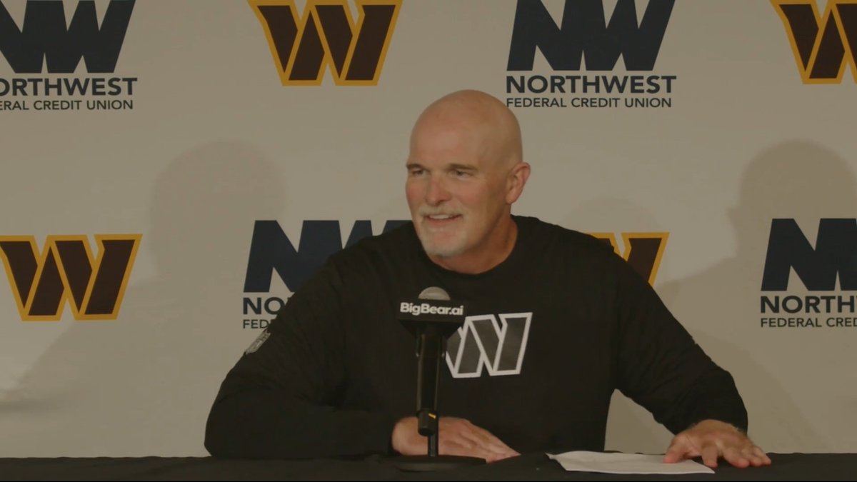 HC Dan Quinn speaks to the media after the preseason opening win