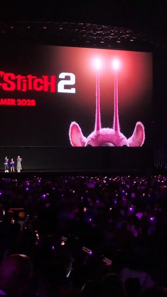Angel has officially entered the chat 💗 #Stitch2 #D23