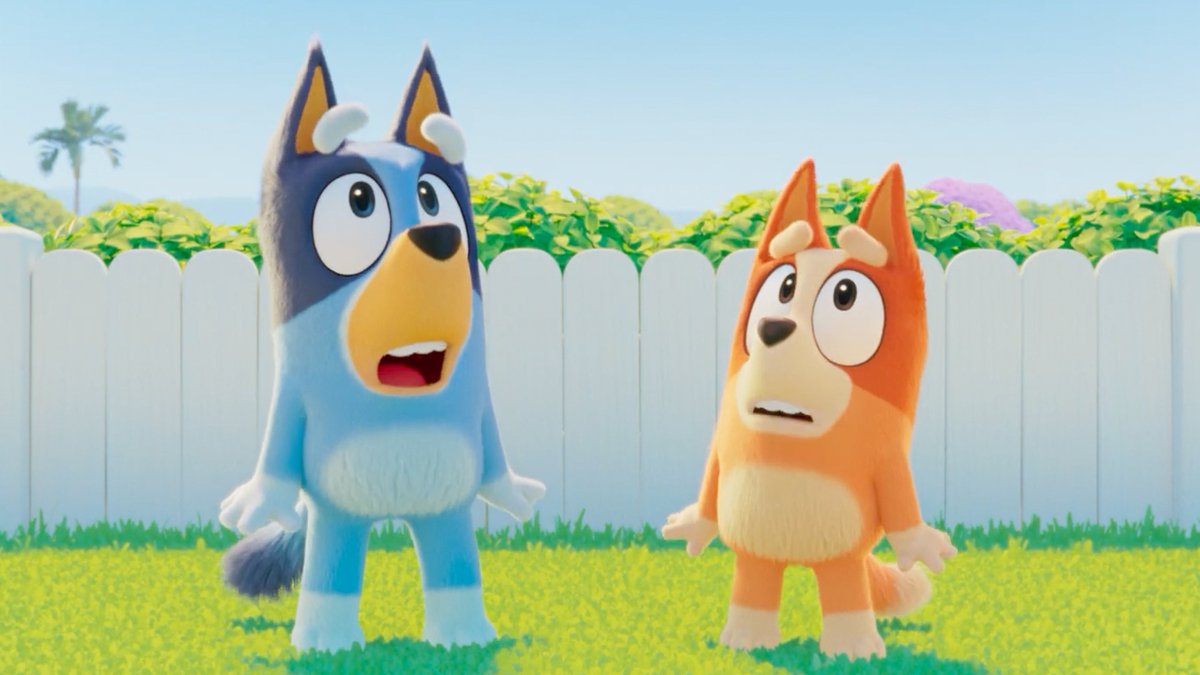 The first teaser trailer for The #Bluey Movie - in theaters August 6, 2027.