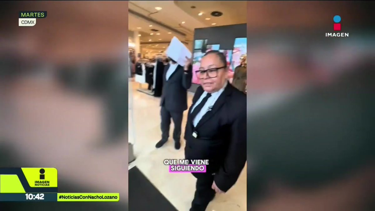 “No quiero que la despidan, quiero que #Liverpool capacite a su personal”, dijo a #ImagenNoticias de la Noche Nathalie, una joven que fue víctima de #discriminación por una guardia de #seguridad de esta tienda en Perisur, #CDMX. Crystal Mendivil #NoticiasImagen