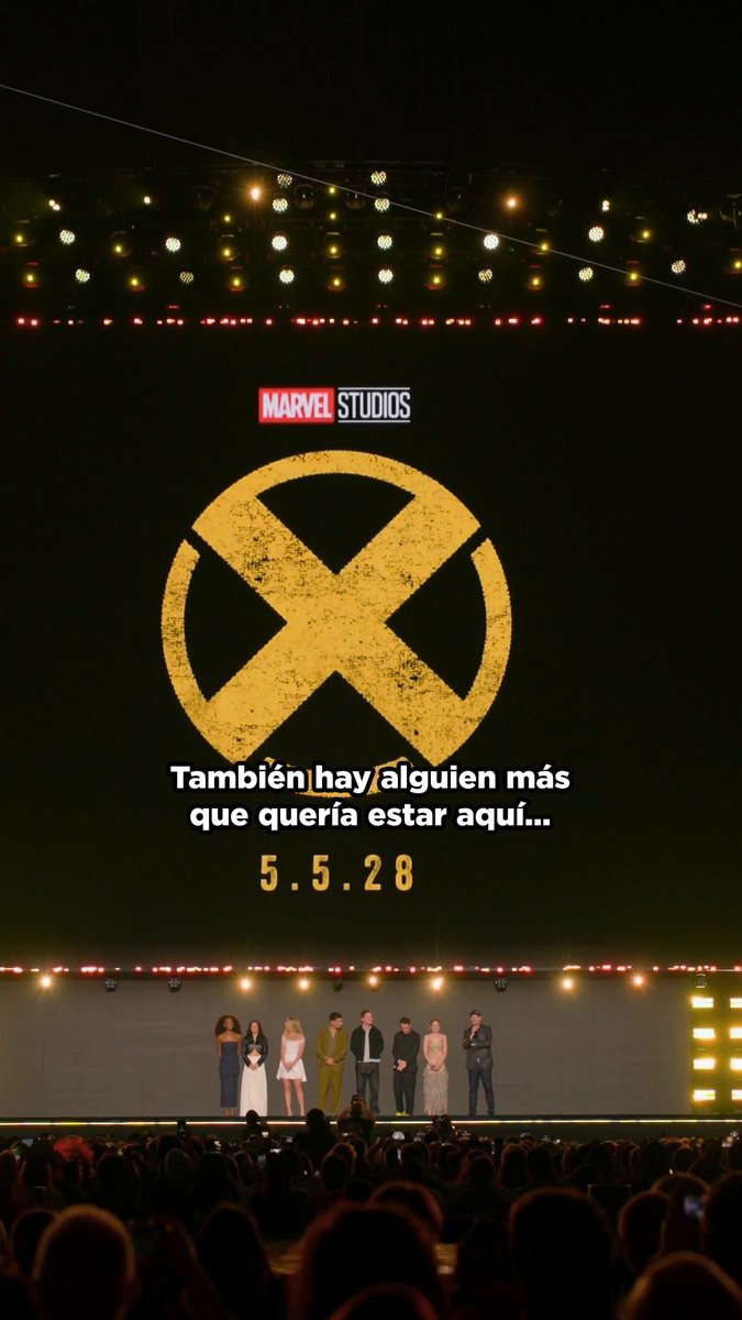 Los #XMen llegan al UCM en mayo del 2028. #D23. Sadie Sink es Jean Grey. Kit Connor es Cíclope. Christopher Abbott es el Profesor X. Samara Weaving es Emma Frost. Inde Navarette es Rogue. Maya Boyd es Tormenta. Adam Drive es Nathaniel Milbury.