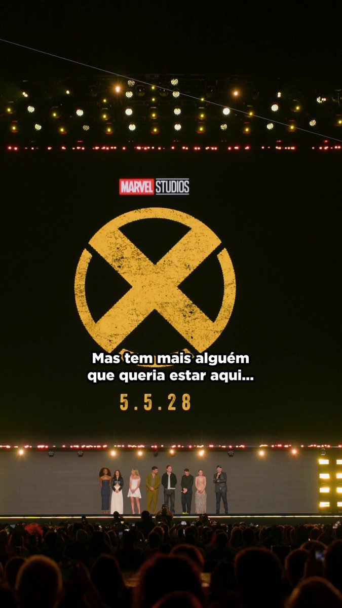 Os #XMen chegam ao UCM em maio de 2028. #D23