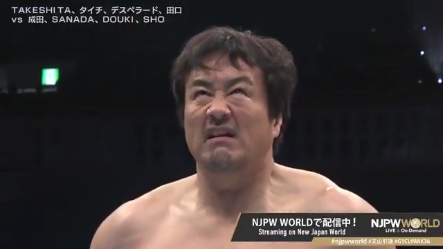 .田口隆祐(DDT UNIVERSAL王者・いわぬまPR大使) "The God of White Eyes" Streaming now on #njpwworld #G1CLIMAX36 #天山引退