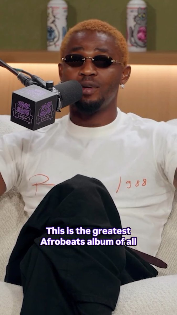 🚨Omah Lay says “Clarity of Mind” is the Greatest Afrobeats Album of all time ☀️ 🗣️ — Via New interview on the Zach Sang Show