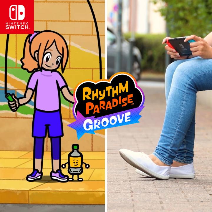 Move your feet! Groove to the beat! #RhythmParadiseGroove