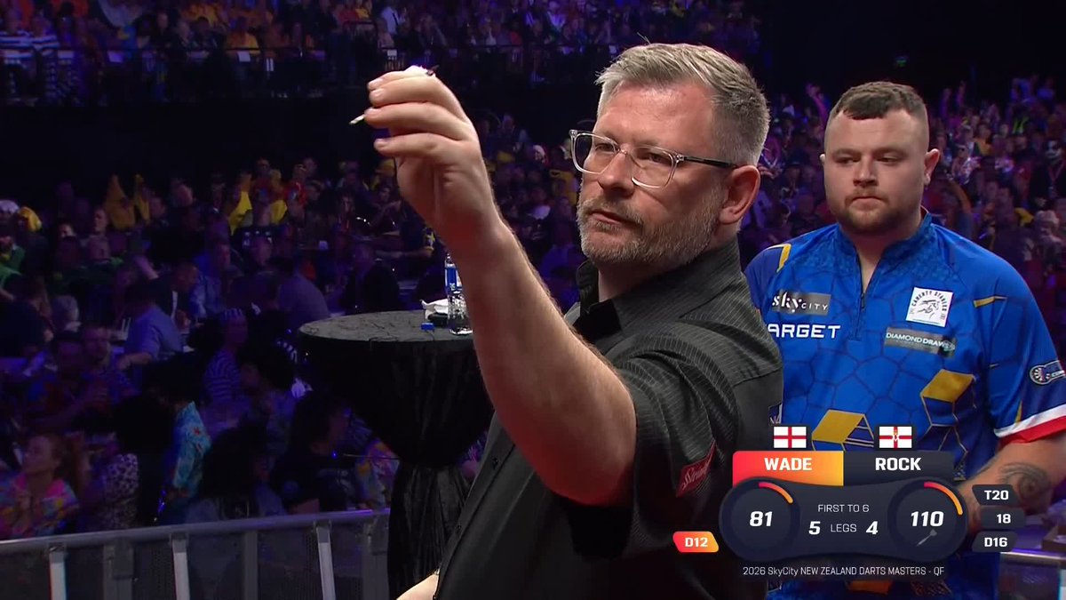 WADE SETS UP CLAYTON CLASH! James Wade wins through a topsy-turvy clash against Josh Rock to continue his bid for a maiden World Series of Darts title! Wade will take on Jonny Clayton in the semi-finals! #NZDarts | QF 📺