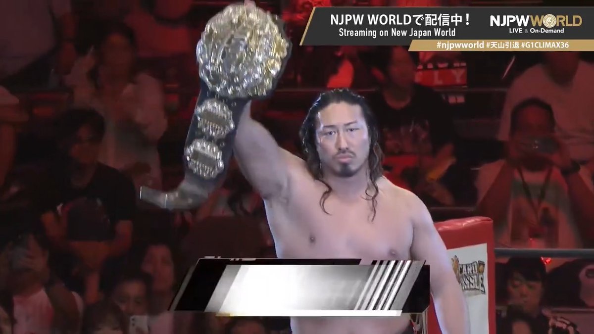1st Place in A Block 辻陽太 Yota Tsuji Streaming now on #njpwworld #G1CLIMAX36 #天山引退