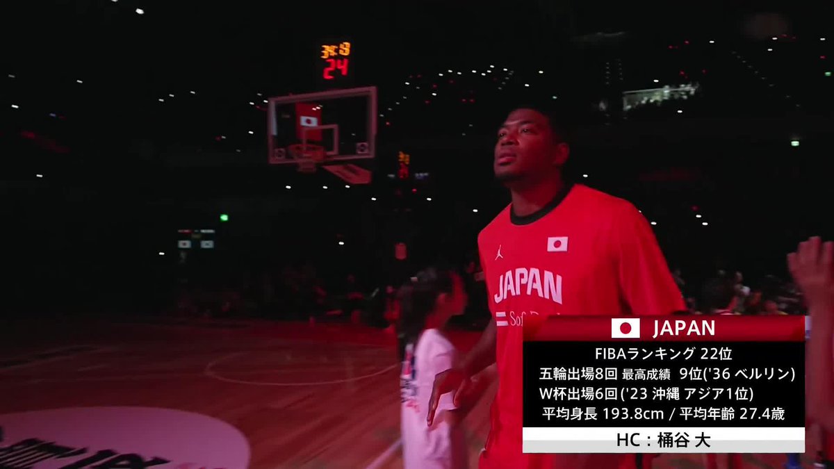 #AkatsukiJapan の選手たちが入場🇯🇵 韓国との一戦はまもなく19:00TIPOFF🔥 📺日本テレビ系全国ネットにて生放送 📡バスケットLIVE/TVerにて生配信 #買取大吉カップ2026 #日本一丸