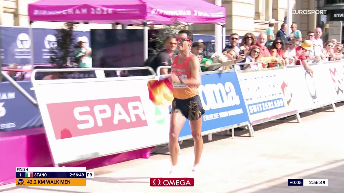 ยกQUร NO PARE LA FIESTA DE LAS MEDALLAS! ๐ฅMiguel รngel Lรณpez se adjudica la plata en el maratรณn marcha. A un suspiro del oro, adelantando en el รบltimo kilรณmetro y firmando el rรฉcord de Espaรฑa. #EuropeanAthletics #Birmingham2026