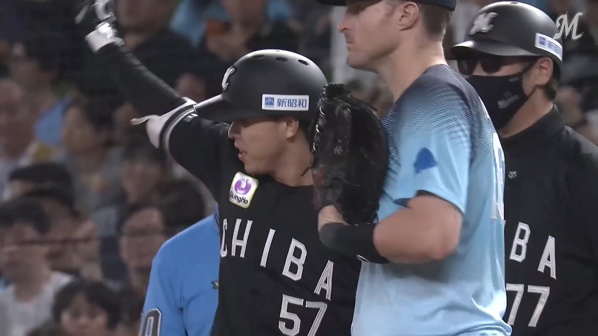 #小川龍成 選手も続く！変化球をセンター前に弾き返しリードを広げる！ #chibalotte #MarinesBaseball
