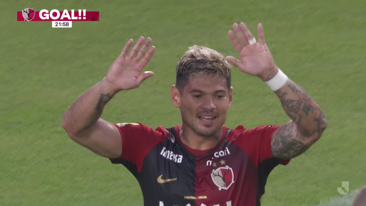 ヤン マテウス→レオ セアラの 強力ホットライン🇧🇷 🎦 ゴール動画 🏆 明治安田J1リーグ 🆚 鹿島vs名古屋 🔢 1-0 ⌚️ 22分 ⚽️ レオ セアラ(鹿島) #Jリーグ