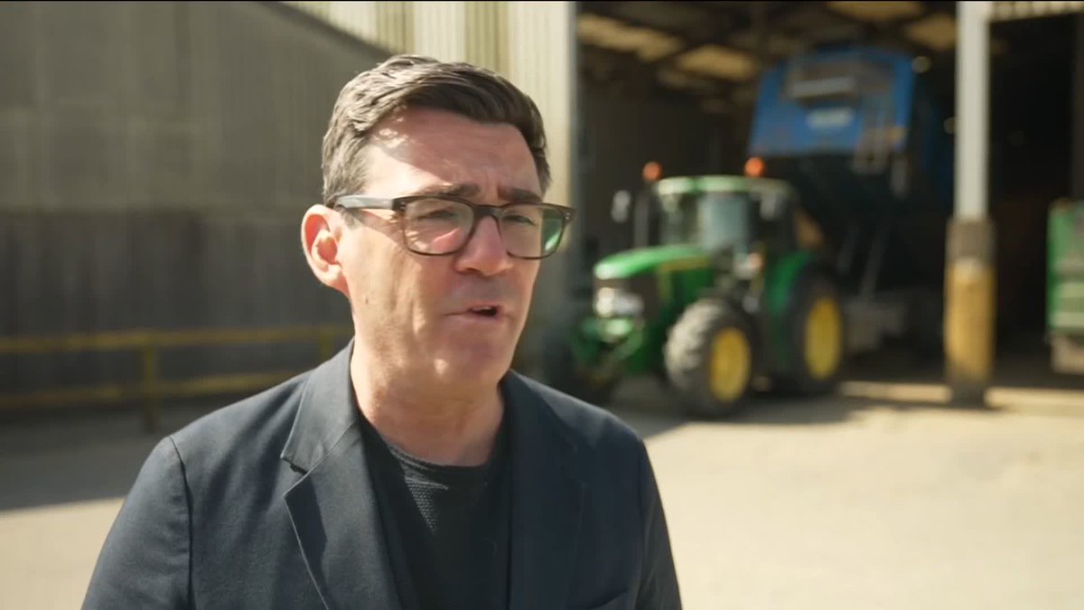 "We want to build back that trust" Andy Burnham vows to help support the farming community, including building reservoirs on farms to help with water shortages
