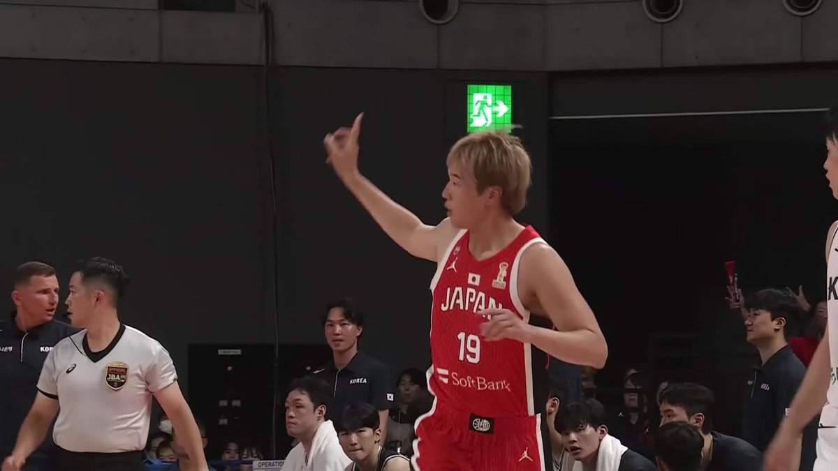 ノーマークは外さない！ #8 八村のキックアウトから#19 西田の3Pシュート🍢 Rui “Louis” Hachimura 八村 塁 西田 優大／NISHIDA YUDAI 📺日本テレビ系全国ネットにて生放送 📡バスケットLIVE/TVerにて生配信 #買取大吉カップ2026 #AkatsukiJapan #日本一丸