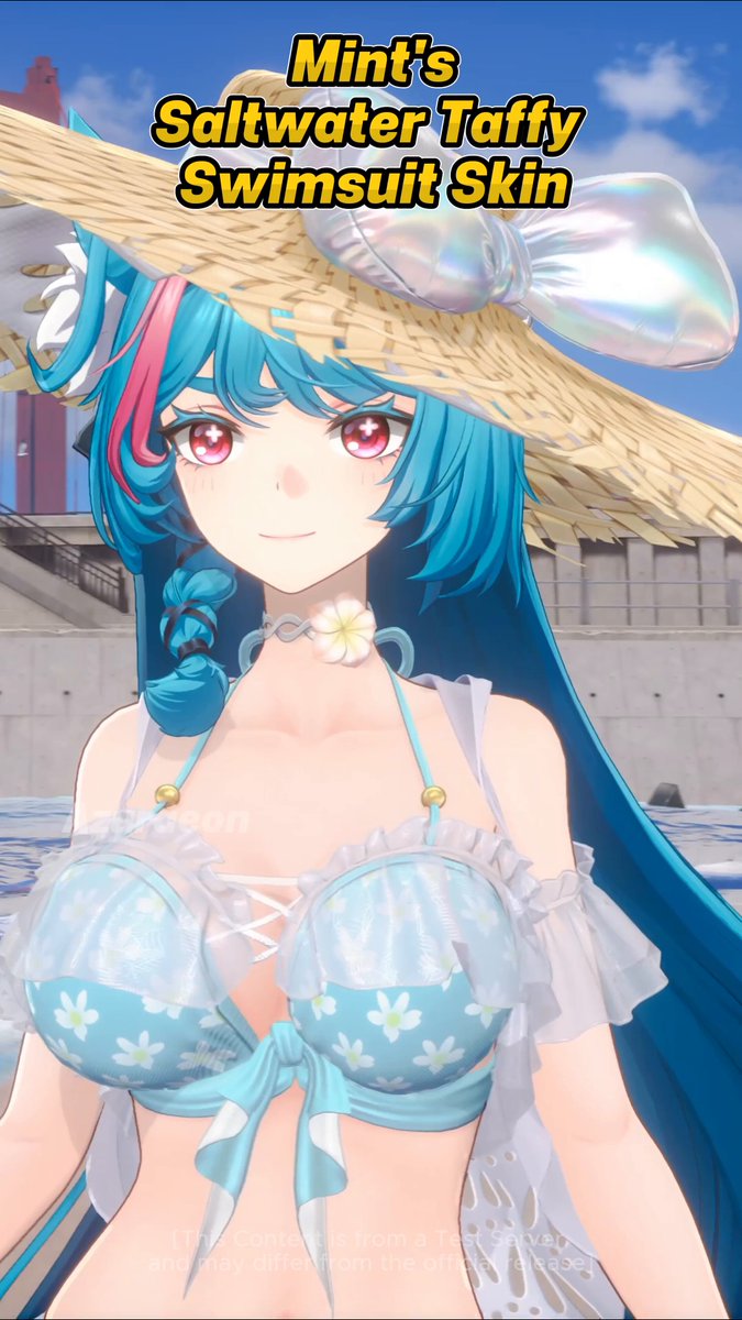 My Science &amp; Research Thesis for The Gacha Academy Insitute of Goonology, Major in Swimsuit Skins - on Mint's Saltwater Taffy Swimsuit Skin #nte #ntecreator