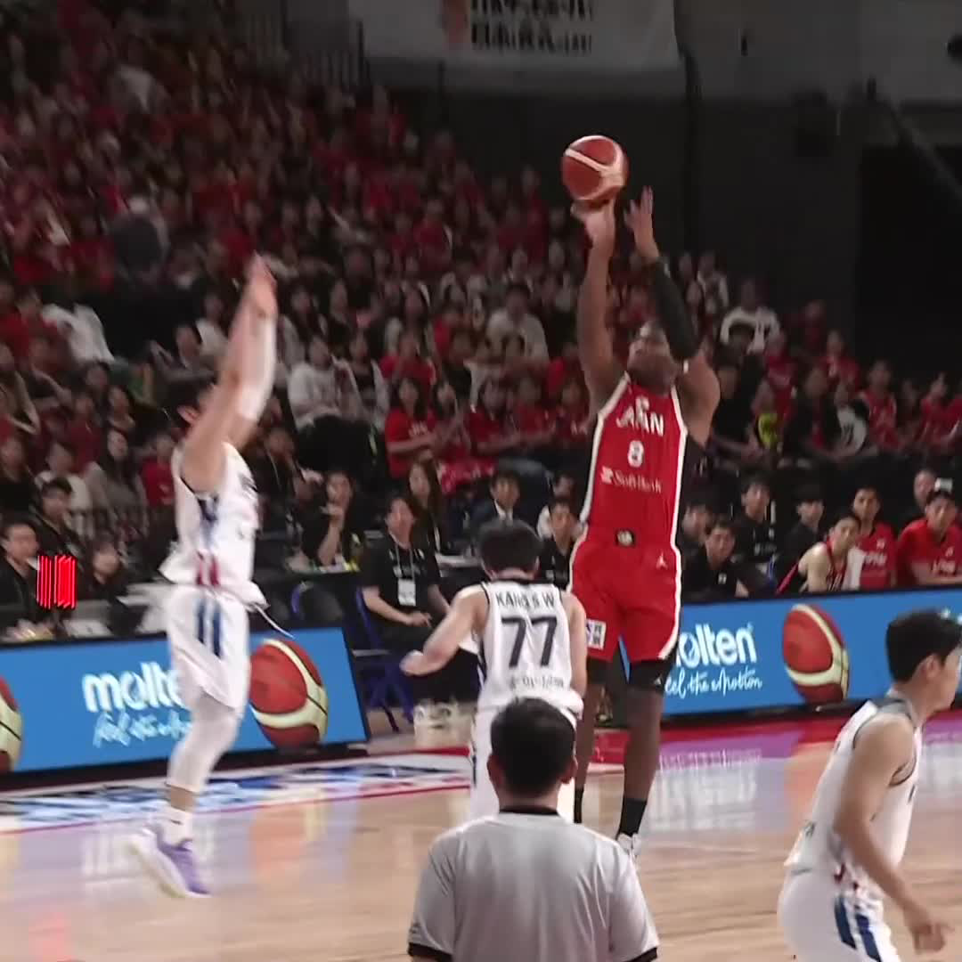 第3Qを締めくくった八村塁のブザービーター🥷 Rui “Louis” Hachimura 八村 塁 #買取大吉カップ2026 #AkatsukiJapan #日本一丸