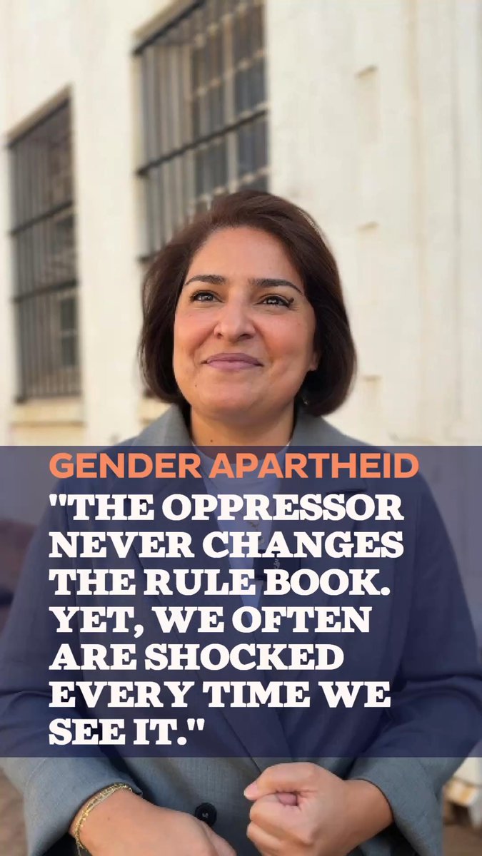 Apartheid in South Africa told women where they could go, where they could work, and with whom. Afghanistan’s laws do the same thing right now. Mariam Safi, founder of DROPS Afghanistan, asks why are are still shocked by a rule we have seen before? #GenderApartheid #Afghanistan #AfghanWomen