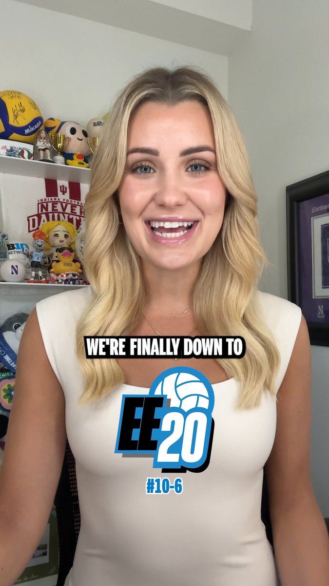 We're in the Top 10 for Emily Ehman's Top 20 B1G Volleyball Players List 👀 Who will be in the Top 5⁉️