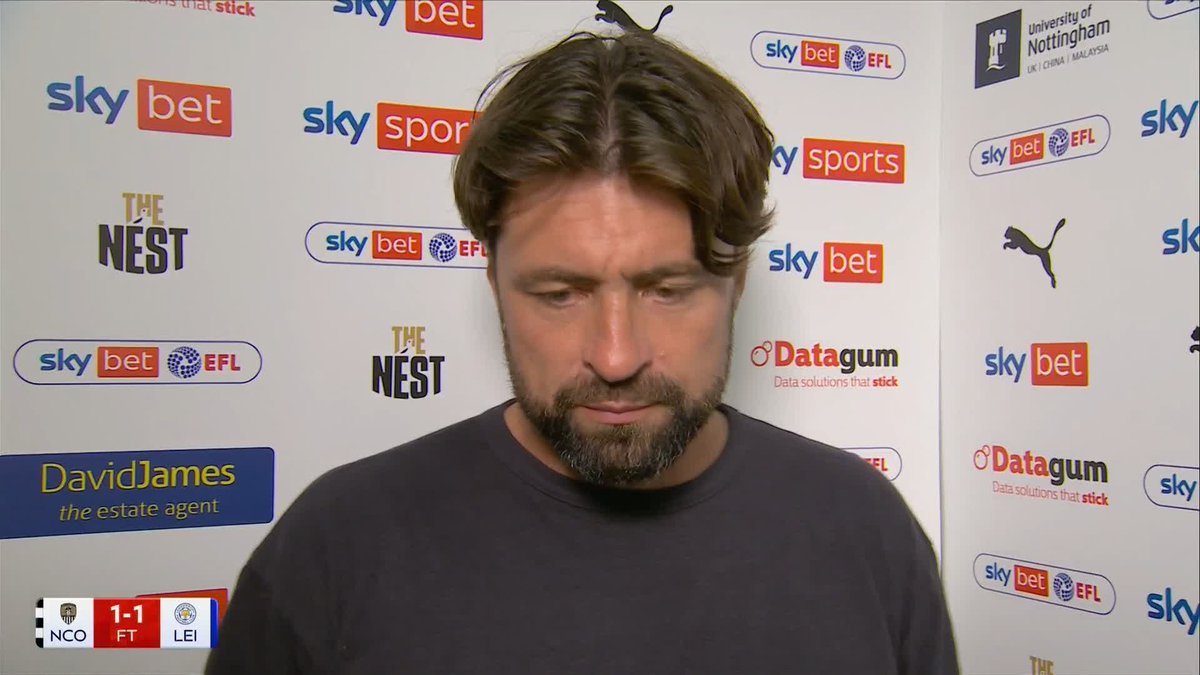 "I don't feel very surprised about the performance" "With the ball, we weren't good enough" Russell Martin reacts to Leicester's opening-day draw with Notts County 🎙️