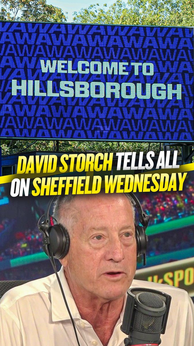 🦉 "We're creating something very, very special." 🤩 "He and I stayed in touched...I knew it was going to happen." Sheffield Wednesday Chairman David Storch explains how he plans to transform The Owls!