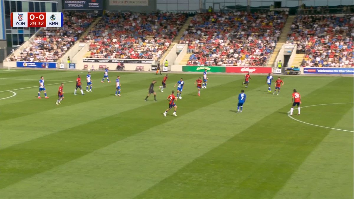 "That is PERFECTION from Mola!" Bristol Rovers have taken the lead against York City ⚽️