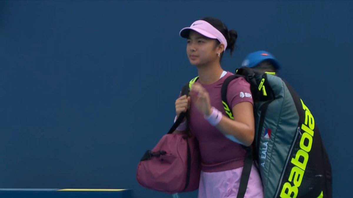 Alex Eala is facing Elena-Gabriela Ruse right now on 🎬 Stream Cincinnati on our App 🫶 #CincyTennis