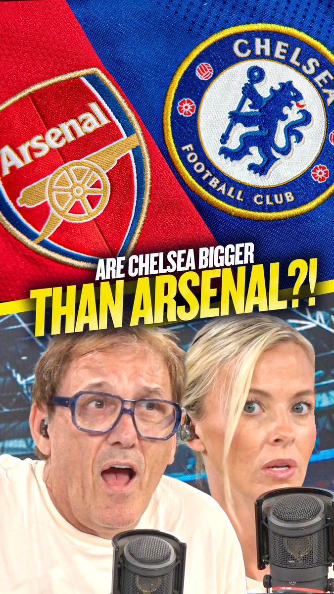 🌎 "The biggest sellers of shirts around the world" 🤯 "The Chelsea brand has grown incredible" Tony Cascarino argues that Chelsea are a bigger club than Arsenal! 🔵