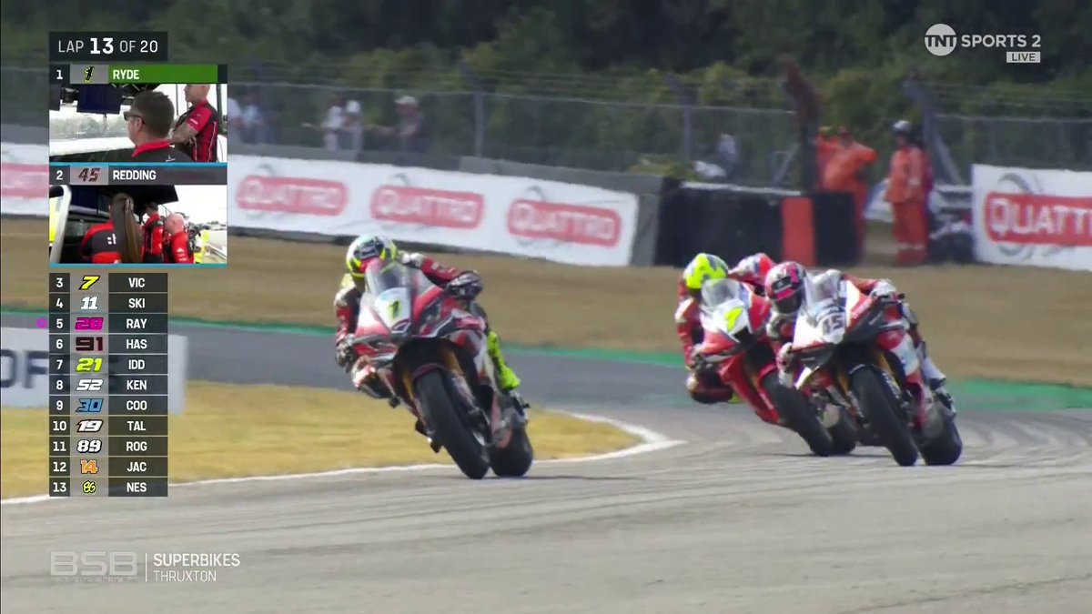 Unbelievable scenes 🤯 Neither Redding or Ryde want to give up the lead ❌ #BSB | #ThruxtonBSB | Live on TNT Sports and HBO Max