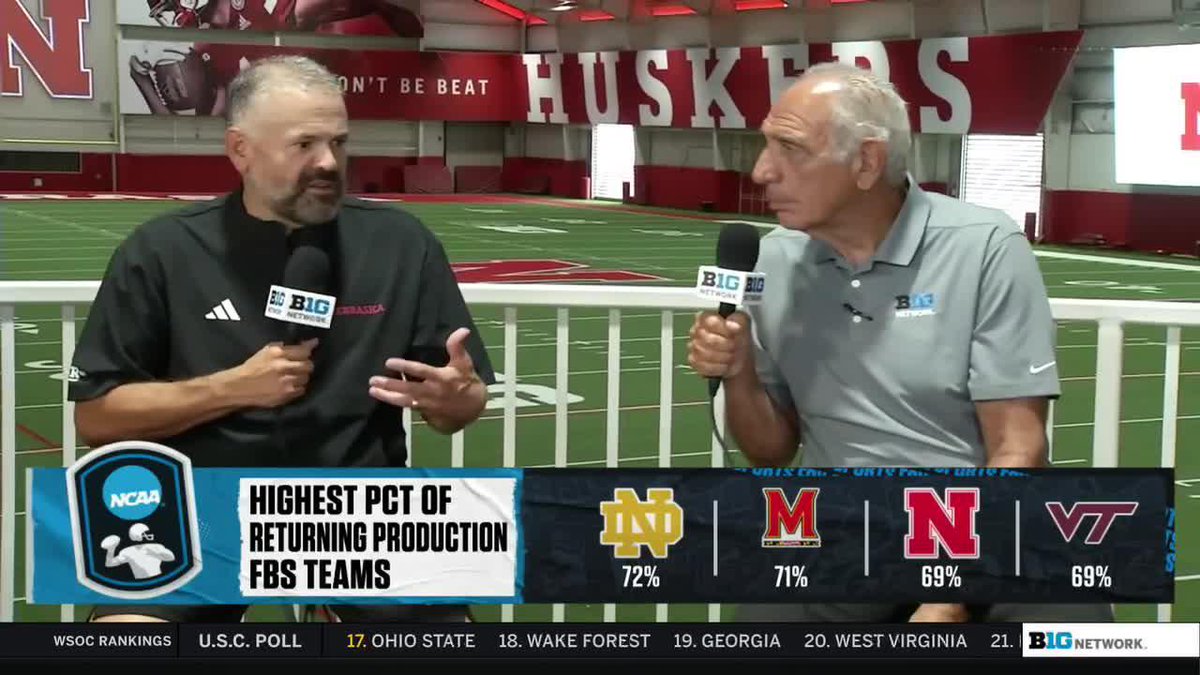 "It's definitely our best team. Yeah, there's no doubt." Matt Rhule shares what he likes about 2026 Nebraska Football 👇