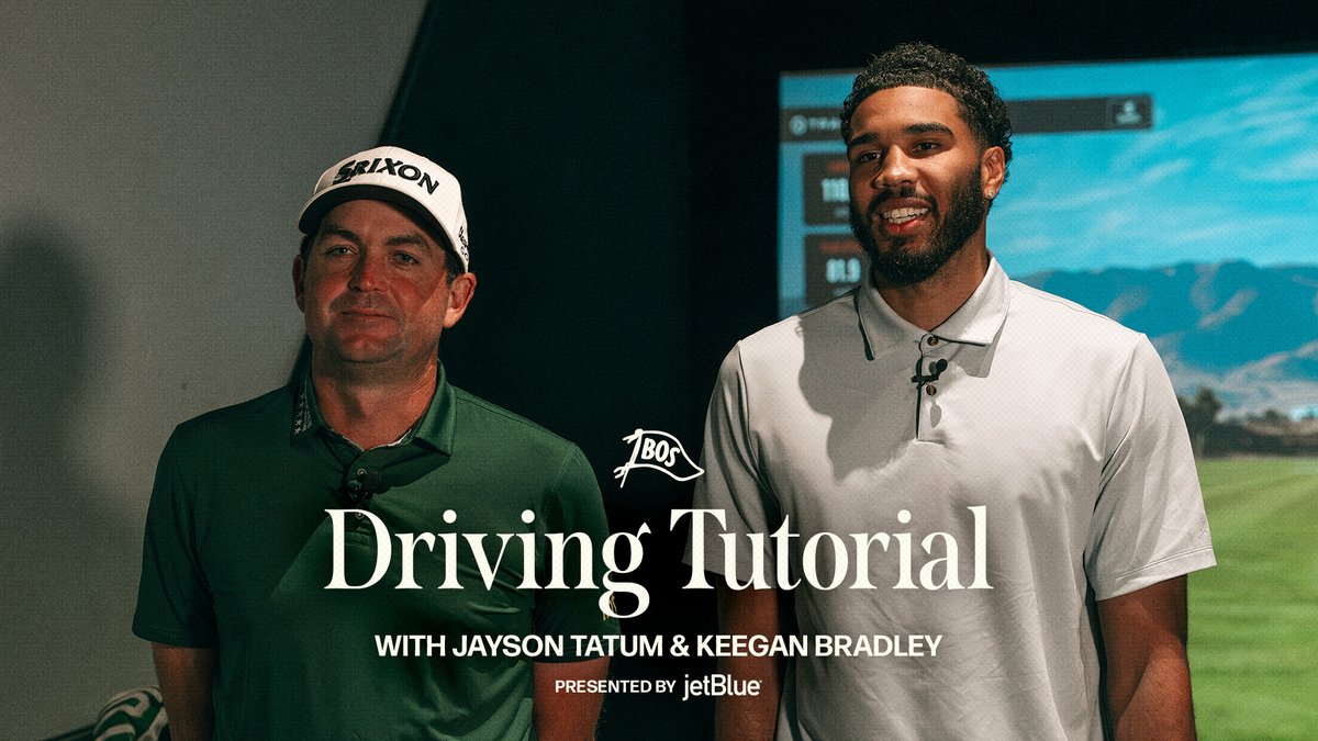 Don't sweat the technique 😅 Keegan gave JT some pointers on his golf swing