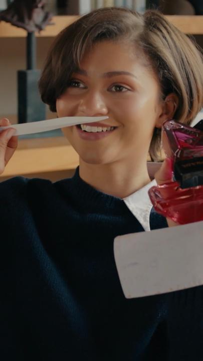 Prada Beauty Global Ambassador Zendaya explores the new Prada Paradoxe iteration: Paradoxe Sweet Chemistry. Discover more: #Prada #PradaBeauty #PradaFragrances #PradaPeople #Zendaya
