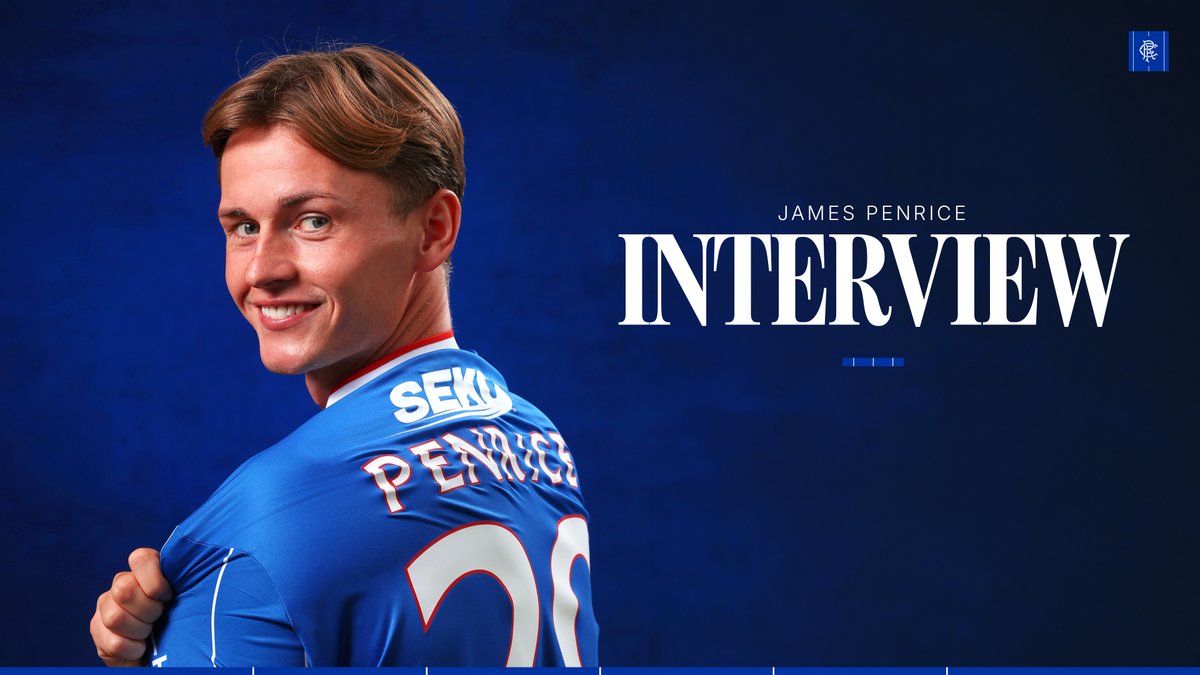 💭 “I’m over the moon to finally be here. It’s a dream now to get the chance to represent the club.” 🎙️ James Penrice sat down with RangersTV for the first time after joining the club on a season-long loan.