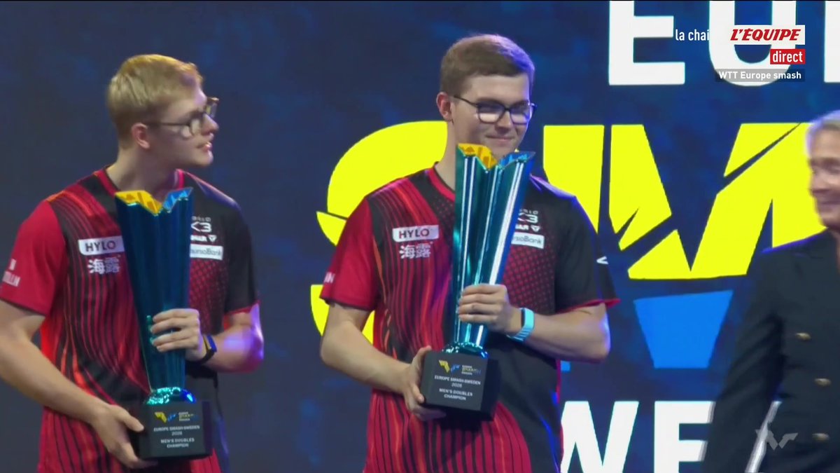 Encore eux 🤩 Félix et Alexis Lebrun remportent le WTT Grand Smash de Malmö en sauvant 4 balles de match 🥵