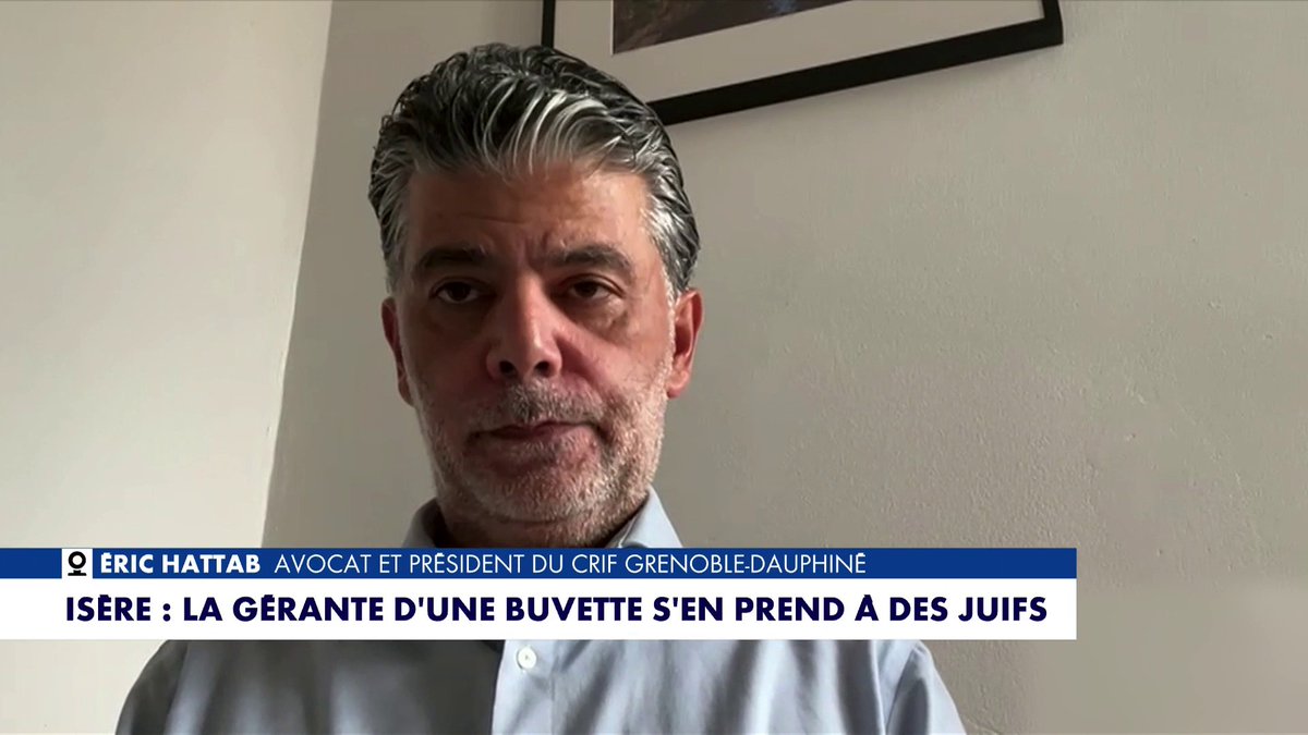 Éric Hattab, avocat et président du Crif Grenoble-Dauphiné, sur la buvette interdite aux juifs en Isère : «J'ai eu le sentiment de me retrouver dans les années 40», dans #HDPros2Ete Toute l'info est à retrouver sur