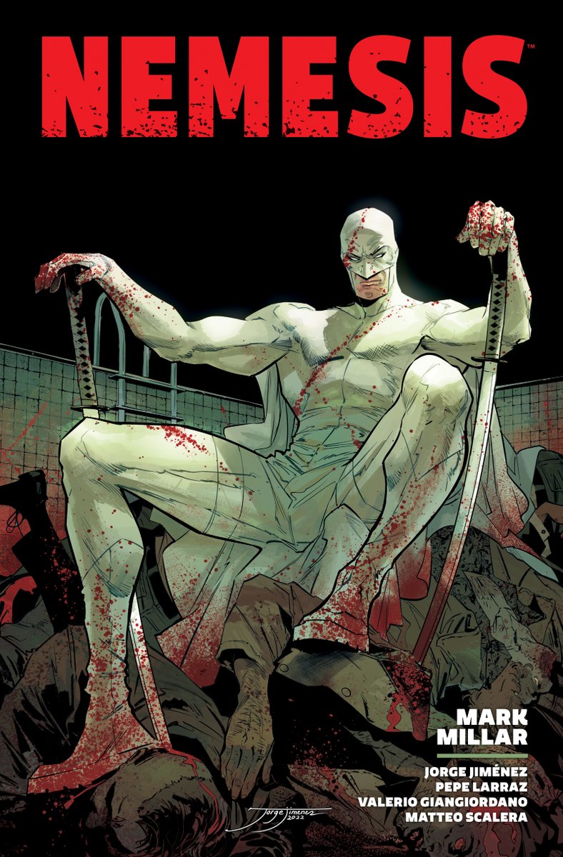 FIRST LOOK 🚨: The Complete Nemesis Collection Library Edition releases on November 10th! Pre-order: Collects NEMESIS: RELOADED, the huge crossover event BIG GAME, NEMESIS: ROGUES GALLERY, and NEMESIS: FOREVER. By Millarworld, Valerio Giangiordano, Jorge Jiménez, and many more.