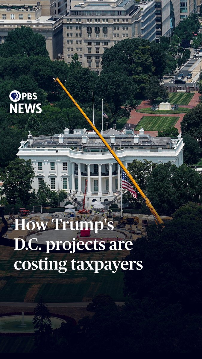 President Donald Trump is pressing ahead with an ambitious effort to reshape the nation's capital with new construction and renovations. The White House projects alone are now estimated to cost at least $900 million, with taxpayers funding a significant portion — despite earlier promises that private donors would cover most of the bill. White House correspondent Liz Landers takes a closer look.