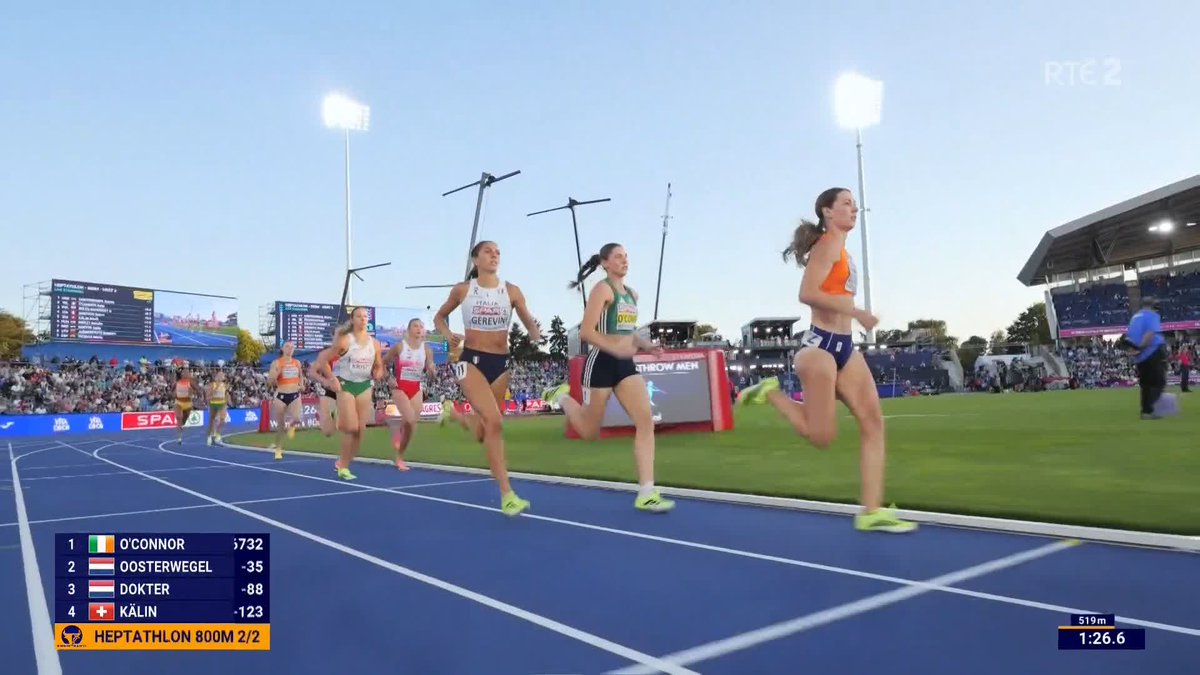KATE O'CONNOR IS A EUROPEAN GOLD MEDALLIST! Not only that, she's beaten the Irish national record. She has well and truly written herself into the history books. Watch all the action on RTÉ2 and RTÉ Player.