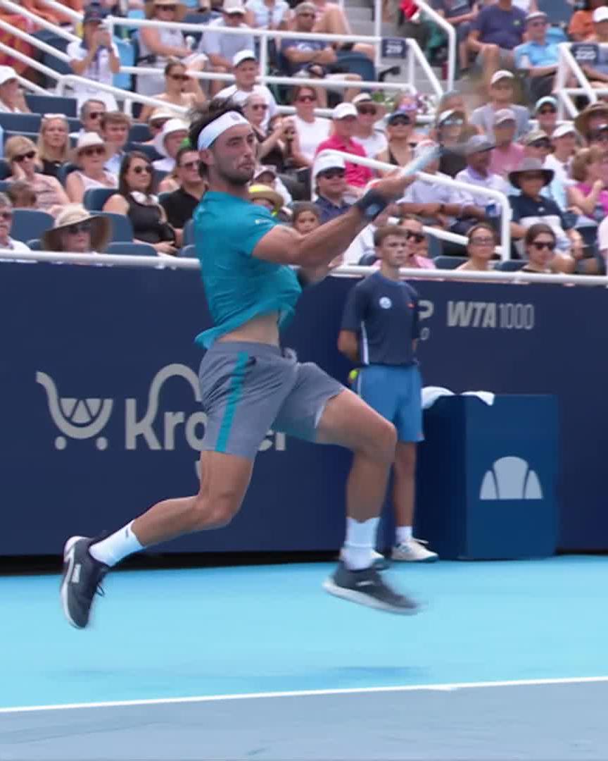120 MPH 🤯 Tirante UNLEASHES the fastest forehand of the 2026 Masters season! #CIncyTennis