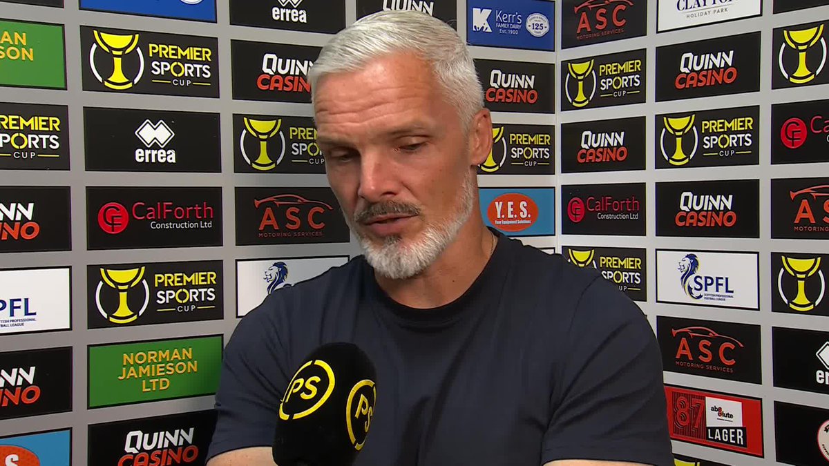 🍊 Dundee United FC boss Jim Goodwin speaks on his side's performance and today's officiating after defeat to Celtic "I don't think the scoreline is a fair reflection of the overall performance" 🗣️ #PremierSportsCup