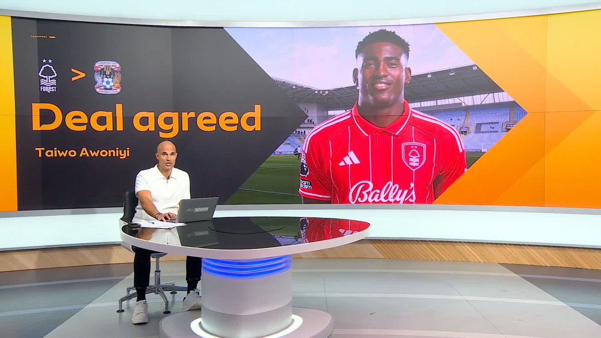 BREAKING: Coventry have agreed a deal with Nottingham Forest for Taiwo Awoniyi.