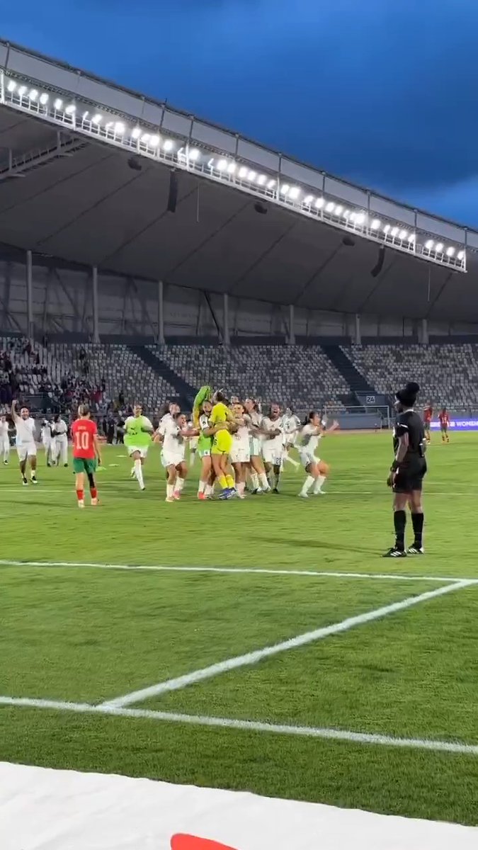 The penalty that sealed it all. Algeria erupt in celebration for the bronze. 🇩🇿🤩 #TotalEnergiesWAFCON2026