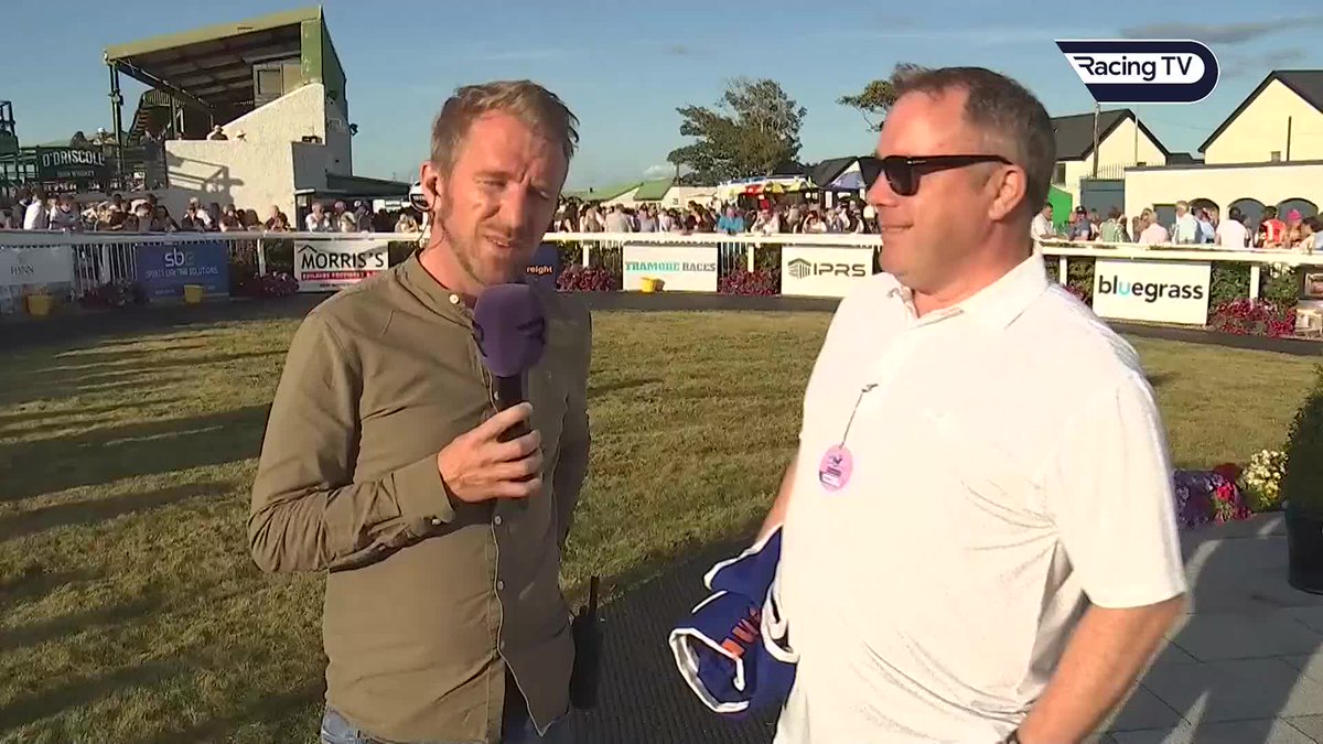 🗣️ "I've met a lot of good people in racing. I've been very lucky." Michael 'Chips' Gannon has a great chat with Johnny Ward about his involvement in the sport & much more following Rakki's win at Tramore