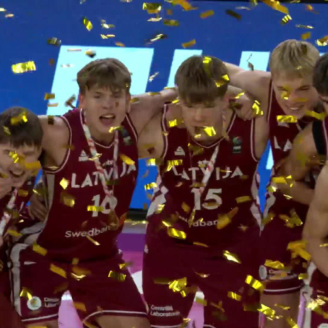 LATVIA ARE CHAMPIONS OF EUROPE! 🏆🇱🇻 #U16EuroBasket x Latvijas Basketbola savienība