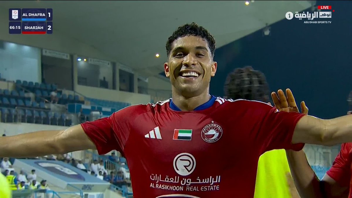 Na sua estreia pelo Sharjah, Julimar Jr (agora adotado na camisa) deixou o dele na Liga dos Emirados Árabes. Atacante atuou como ponta direita nesse jogo
