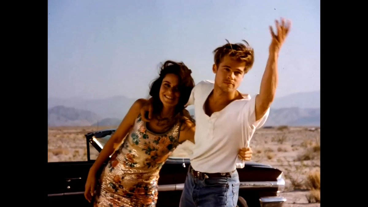 Just a few months before Thelma & Louise, Brad Pitt made a Levi’s commercial. This remains the only time a woman has ever asked him to put jeans on rather than take them off.