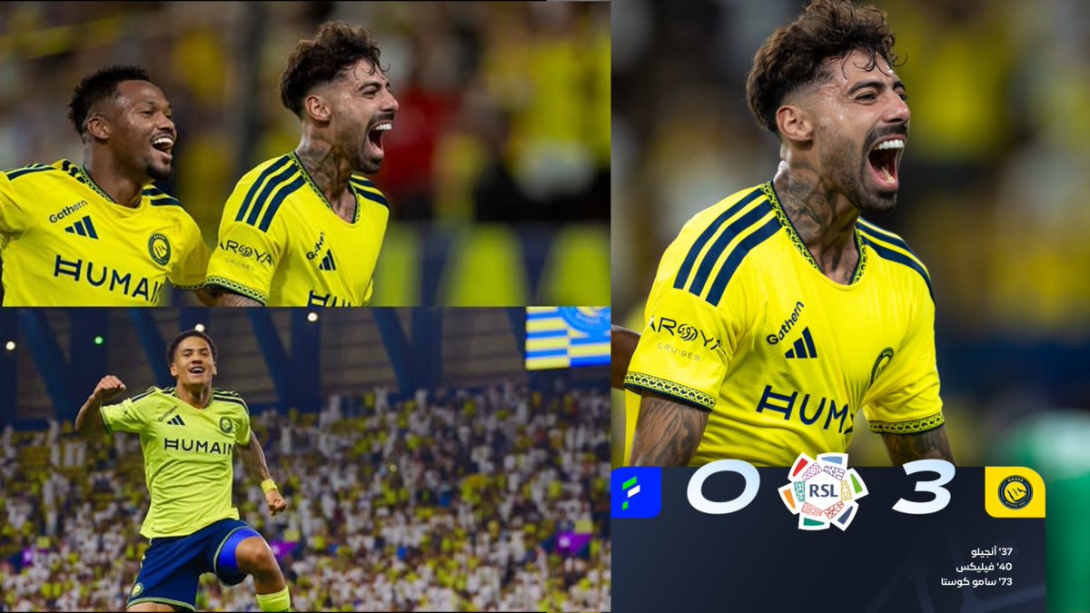 اللهم لك الحمد والشكر ألف مبروك الفوز ياعشاق #النصر العالمي والقادم اجمل وافضل باذن الله 💛💙 🙏 🔻 مُلخص مطوَّل لمُباراة ||🎥 النصر 3 ✘ 0 الفتح || الجولة الاولى -1- 🔥 تعليق فهد العتيبي 🎙️