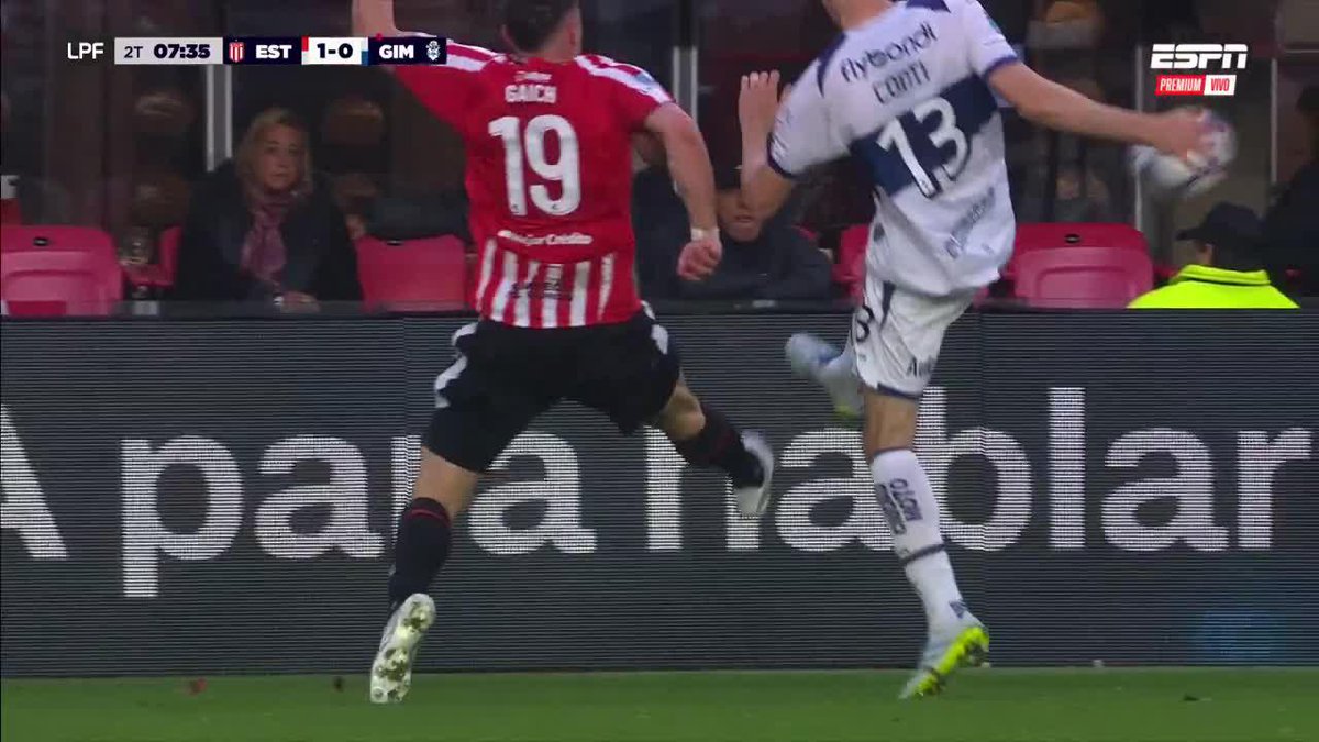 ⛔️😳 CONTI RECIBIÓ DOS AMARILLAS EN SÓLO TRES MINUTOS Y SE VA EXPULSADO. GIMNASIA SE QUEDA CON DOS MENOS. ⚠️