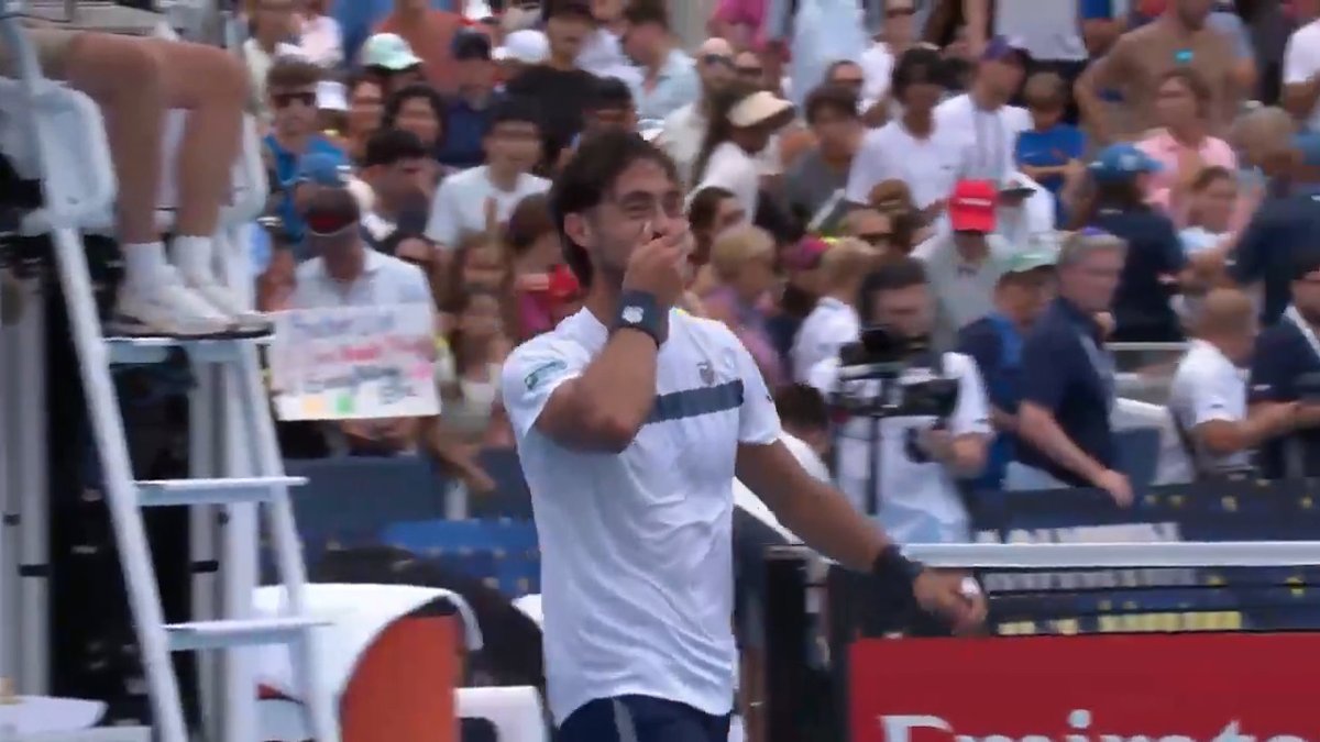 Sensational Thiago 💎 Thiago Tirante produces his very best to beat Djokovic and reach the third round! Cincinnati Open | #CincyTennis