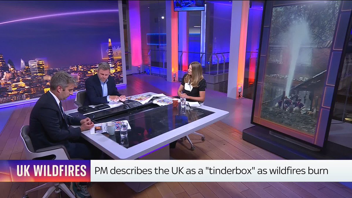 "It felt like armageddon" - Theo PA news editor Theo Usherwood and PoliticsJOE editor Ava-Santina Evans join Matt Barbet on #TheWrap to discuss the numerous wildfires tearing through the nation and give their take on yesterday's government-issued severe emergency alert.