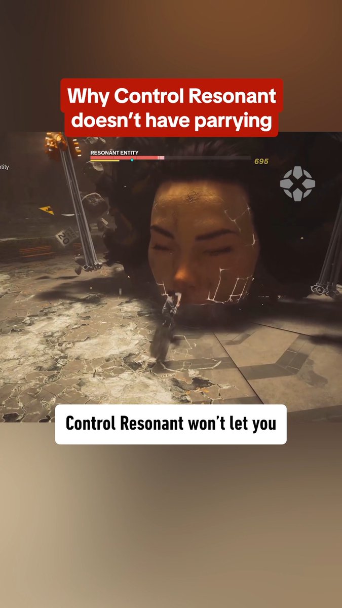 Control Resonant wants you to be aggressive in combat, so there is no parrying in the gameplay!