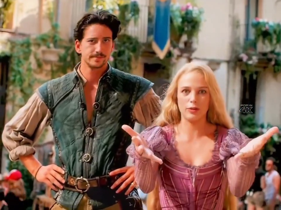 cleaned the tangled footage up a little and i’m sorry but they are just SOOO perfect to me… the way they captured the essence of rapunzel and flynn... like this is literally THEM